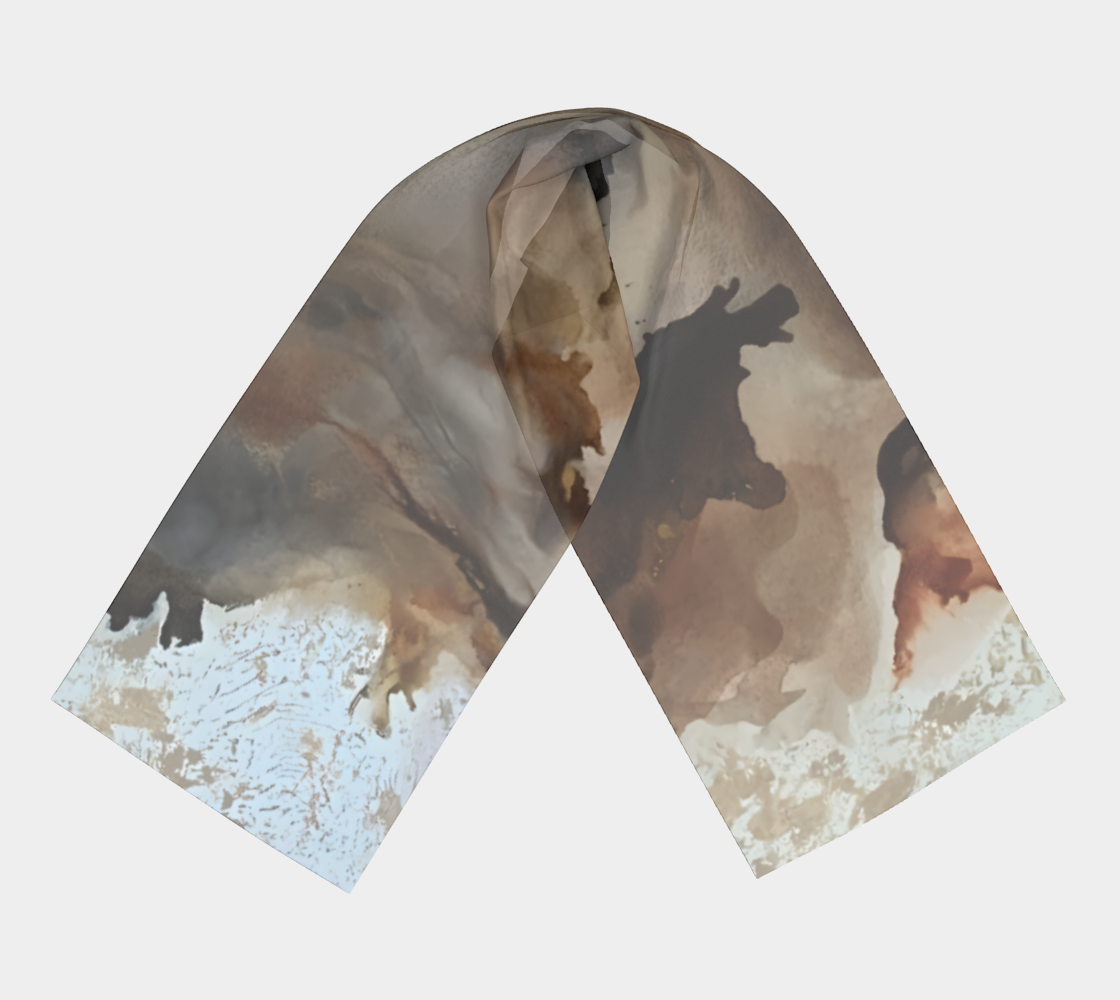 Foulard long Tégument