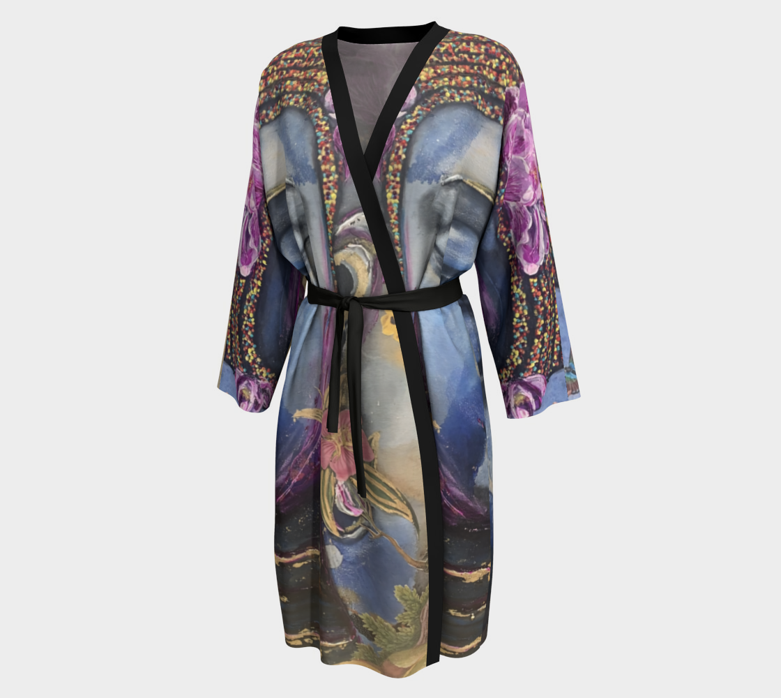 Peignoir Kimono drapé Bouddha