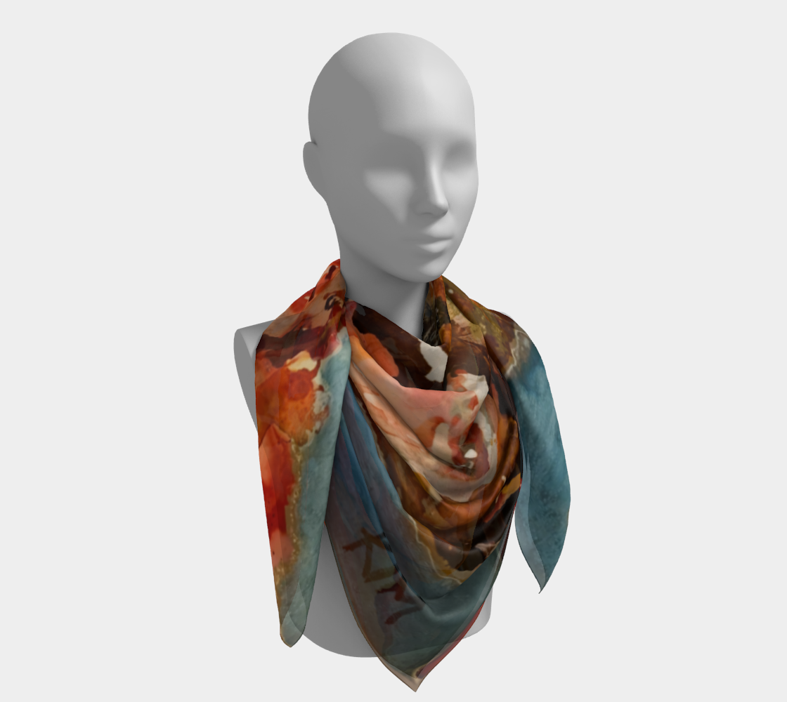Foulard carré La flamboyante