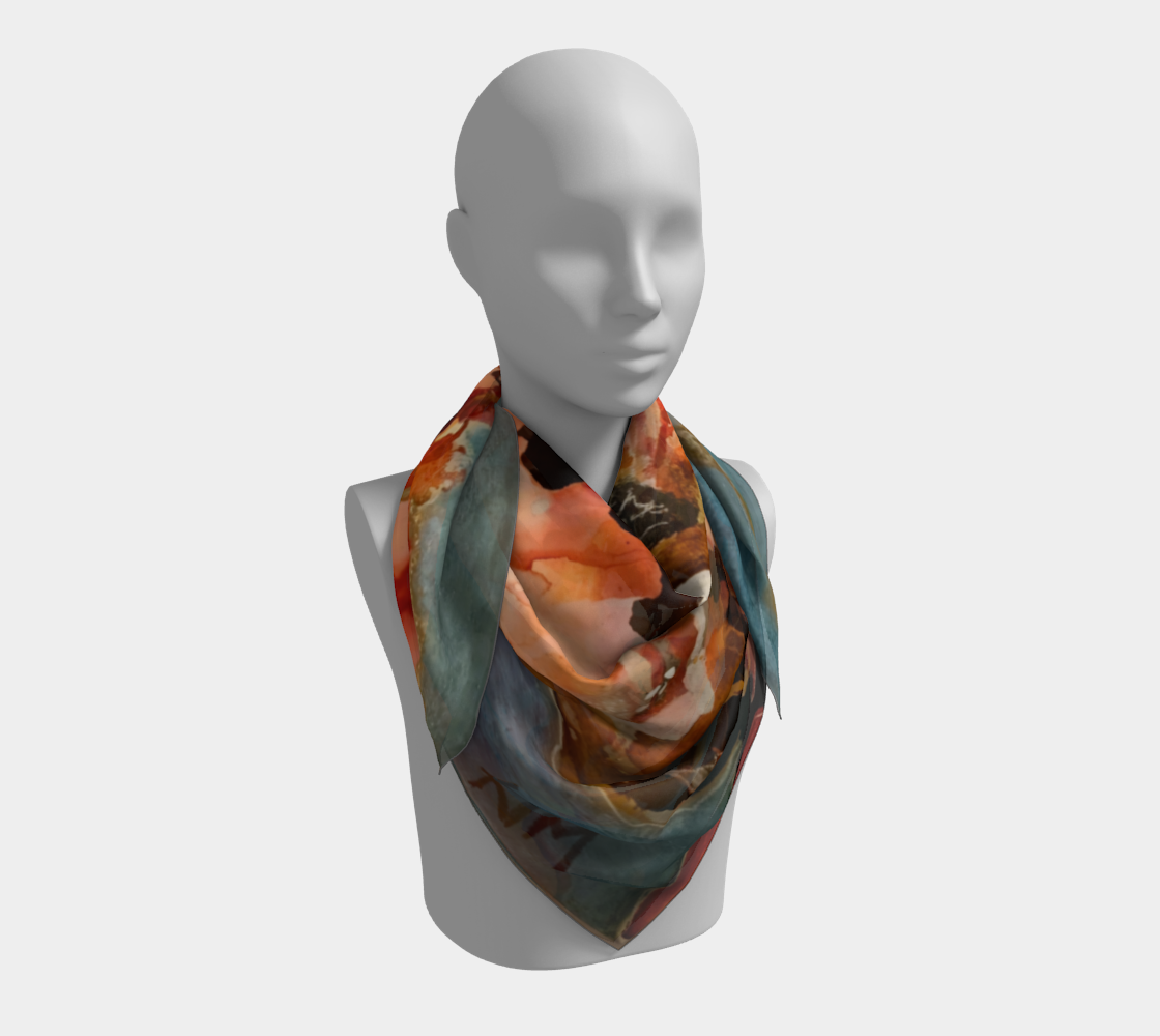 Foulard carré La flamboyante