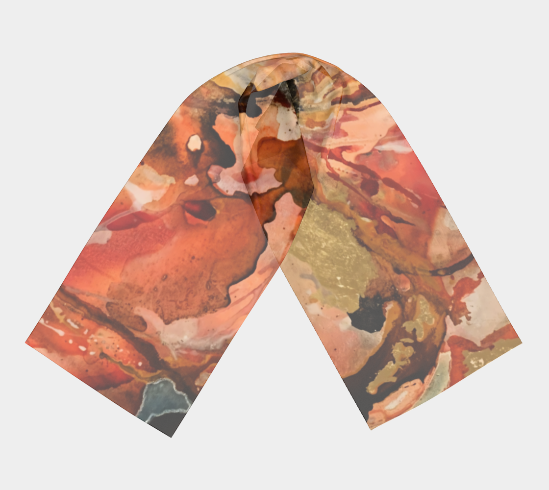 Foulard long La flamboyante