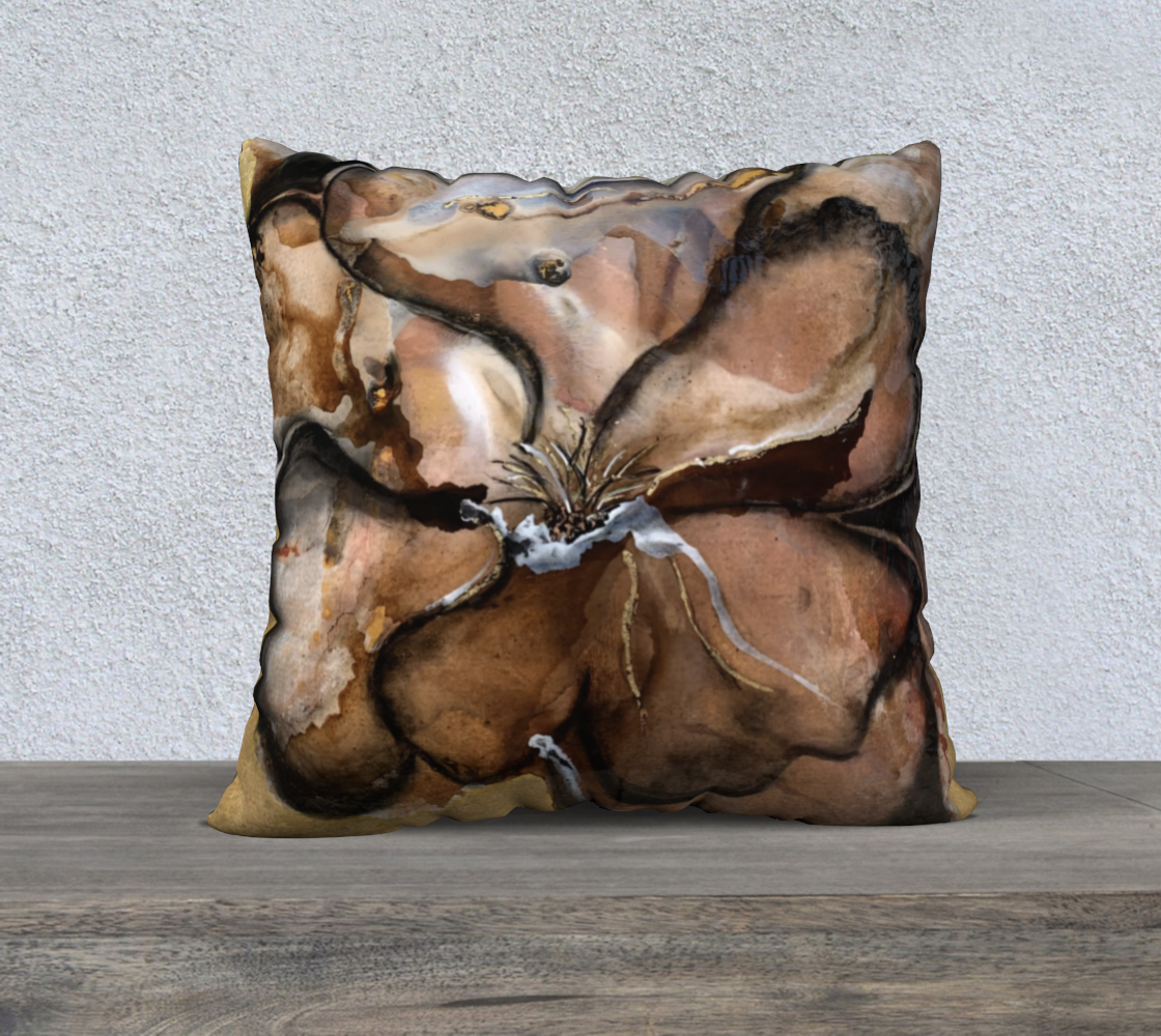 Coussin Cosmos au chocolat
