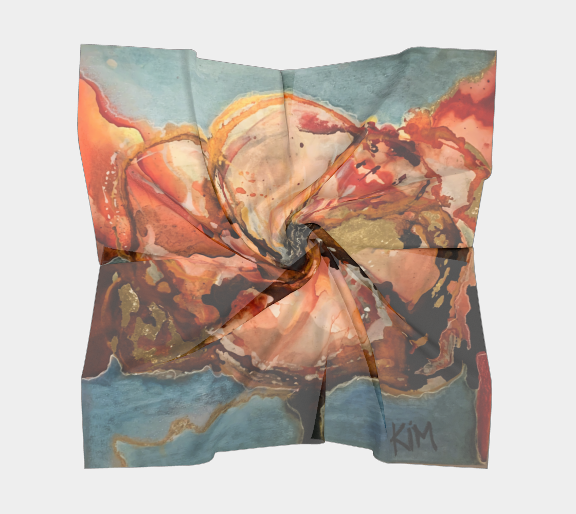 Foulard carré La flamboyante