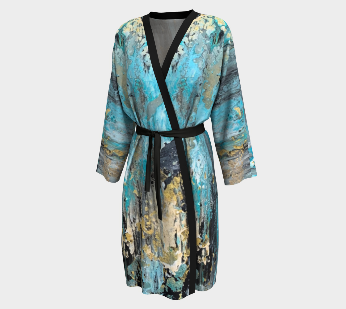 Peignoir Kimono drapé La Rocheuse