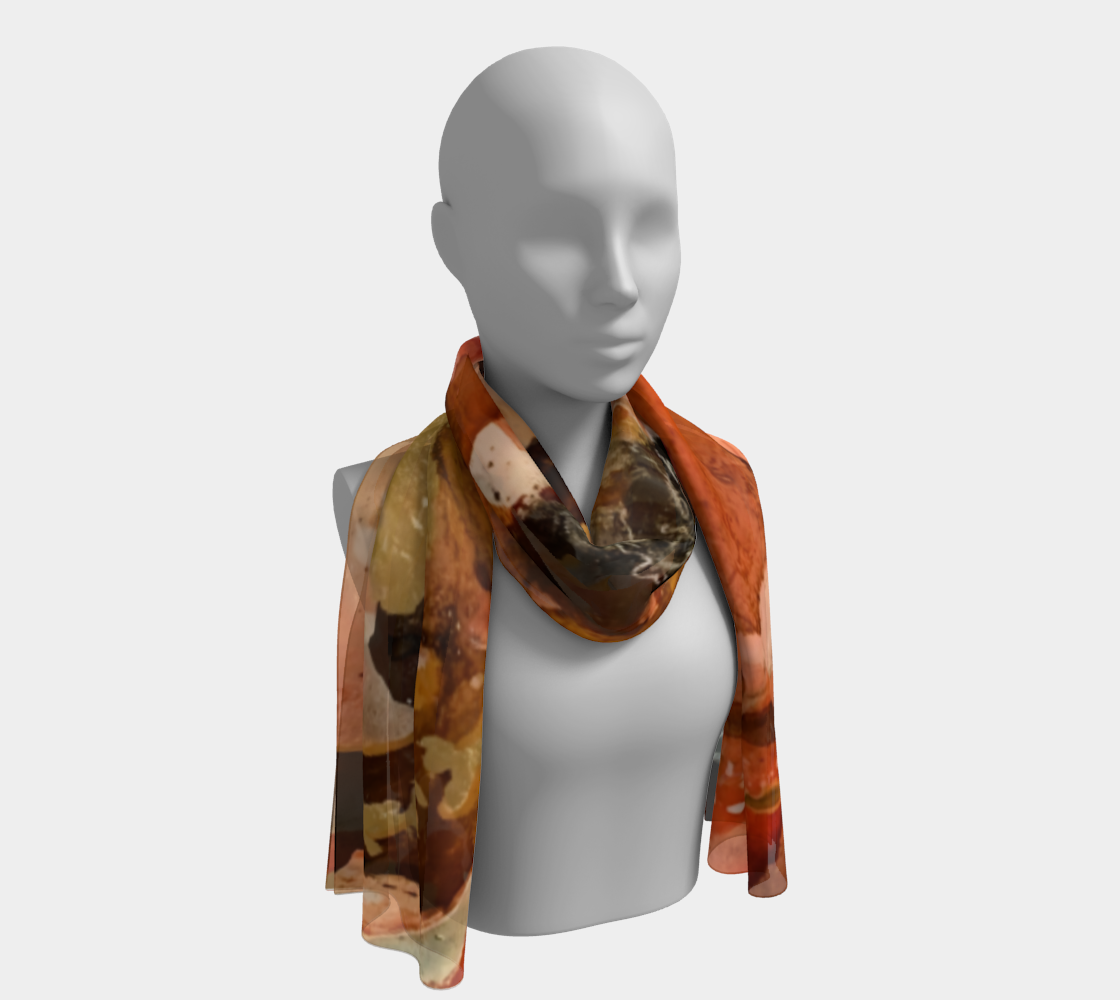 Foulard long La flamboyante
